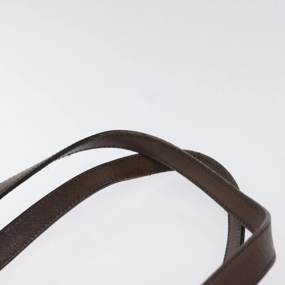 BURBERRY Nova Check Tote Bag Canvas Beige Silver Auth 125511 - Picture 9 of 16